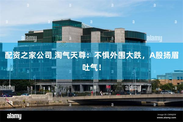 配资之家公司 淘气天尊：不惧外围大跌，A股扬眉吐气！
